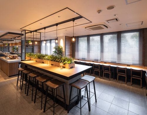 ロハスラウンジで美味しい食事を