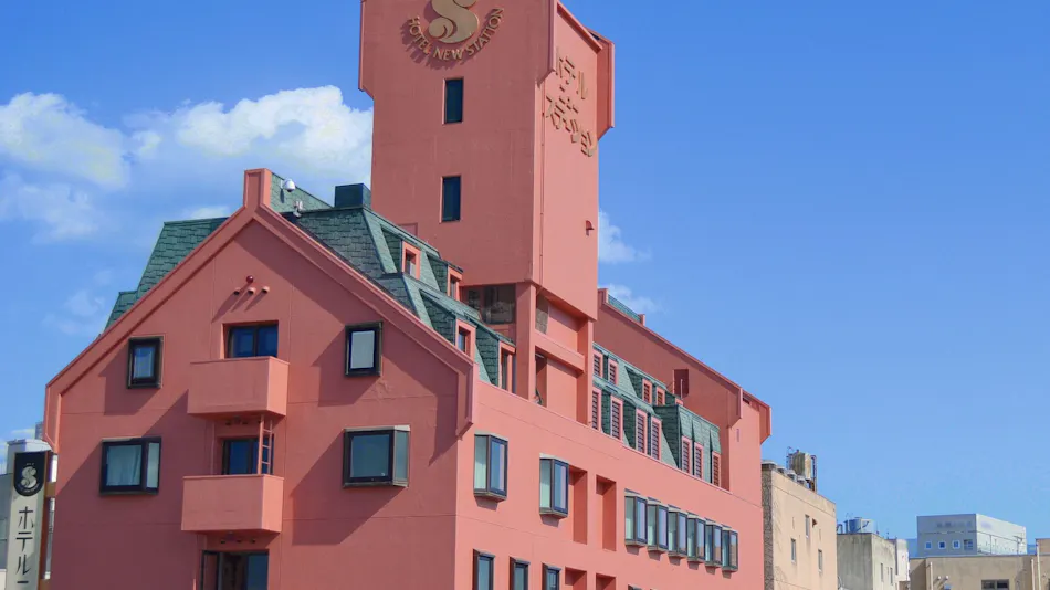 Hotel New Station with a Large Bath Near Matsumoto Station