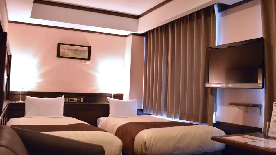 Hotel New Station with a Large Bath Near Matsumoto Station