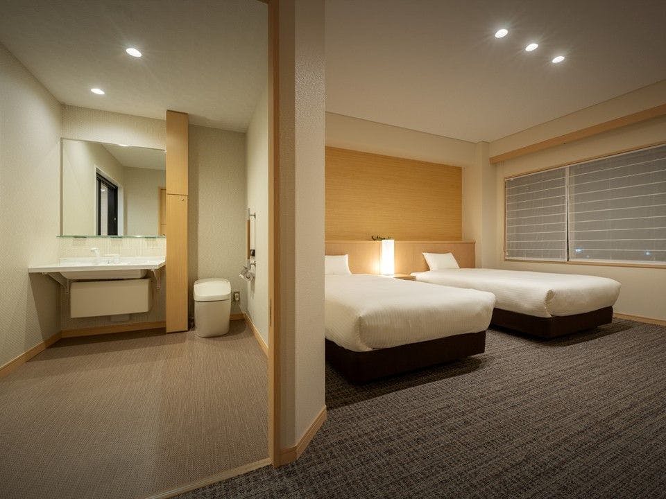 [Universal] ห้องพักแบบเตียงคู่สไตล์ตะวันตก