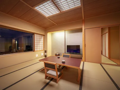 ห้องพักสไตล์ญี่ปุ่นขนาด 12 เสื่อทาทามิ *ไม่มีอ่างอาบน้ำ ~พื้นที่กว้างขวางในบรรยากาศแบบญี่ปุ่น~