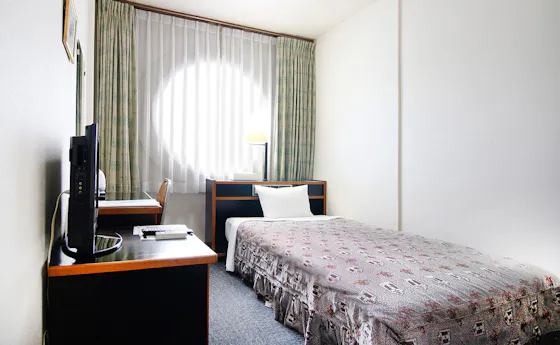 ห้องเดี่ยว A【เตียงกว้าง 100 ซม. 1 เตียง】