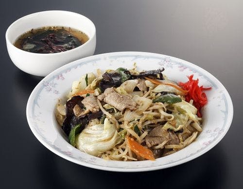 *【食事/夕食一例】きくらげ入り野菜炒め