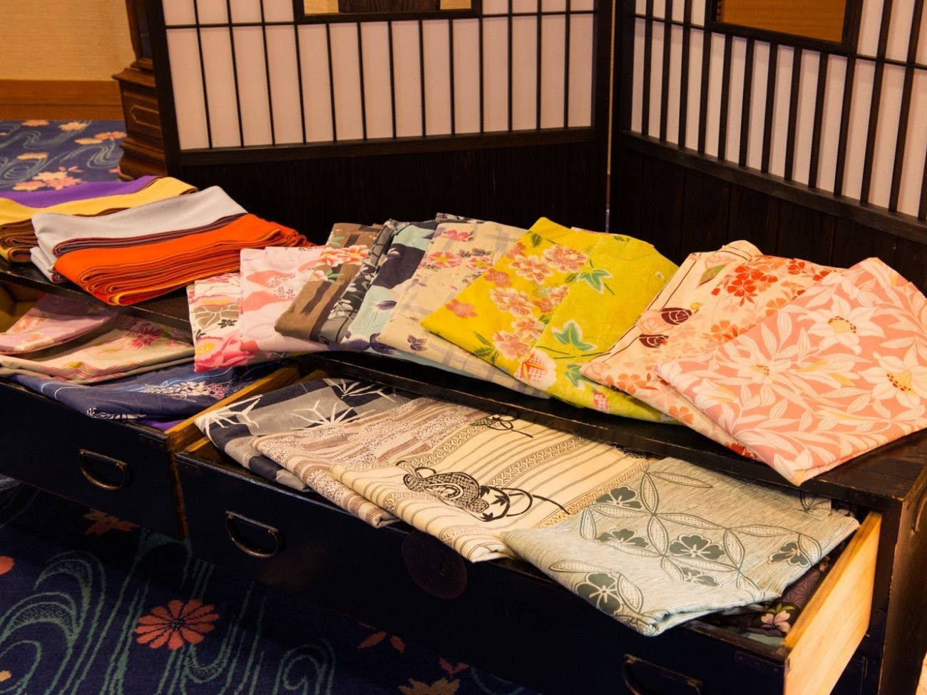 彩色浴衣