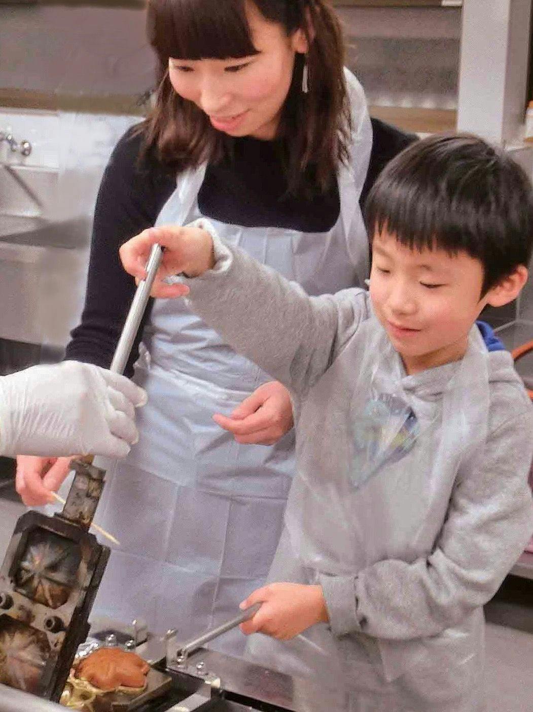 もみじ饅頭手焼き体験イメージ