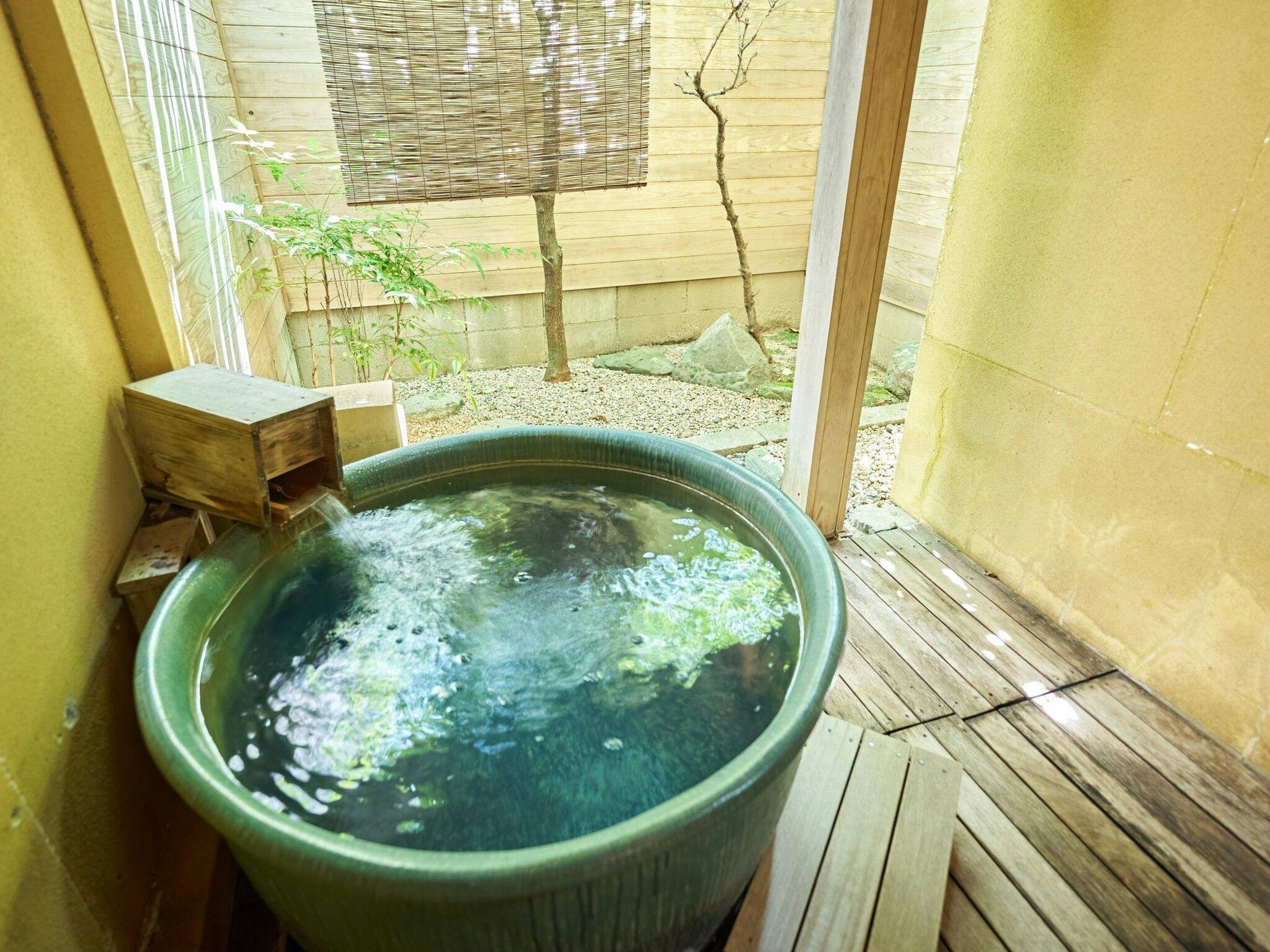 【전세 노천탕】도기 욕조