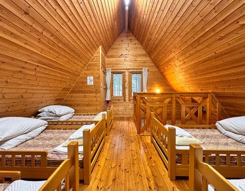 ◆【コテージ】 旧コテージ5人　キッチン