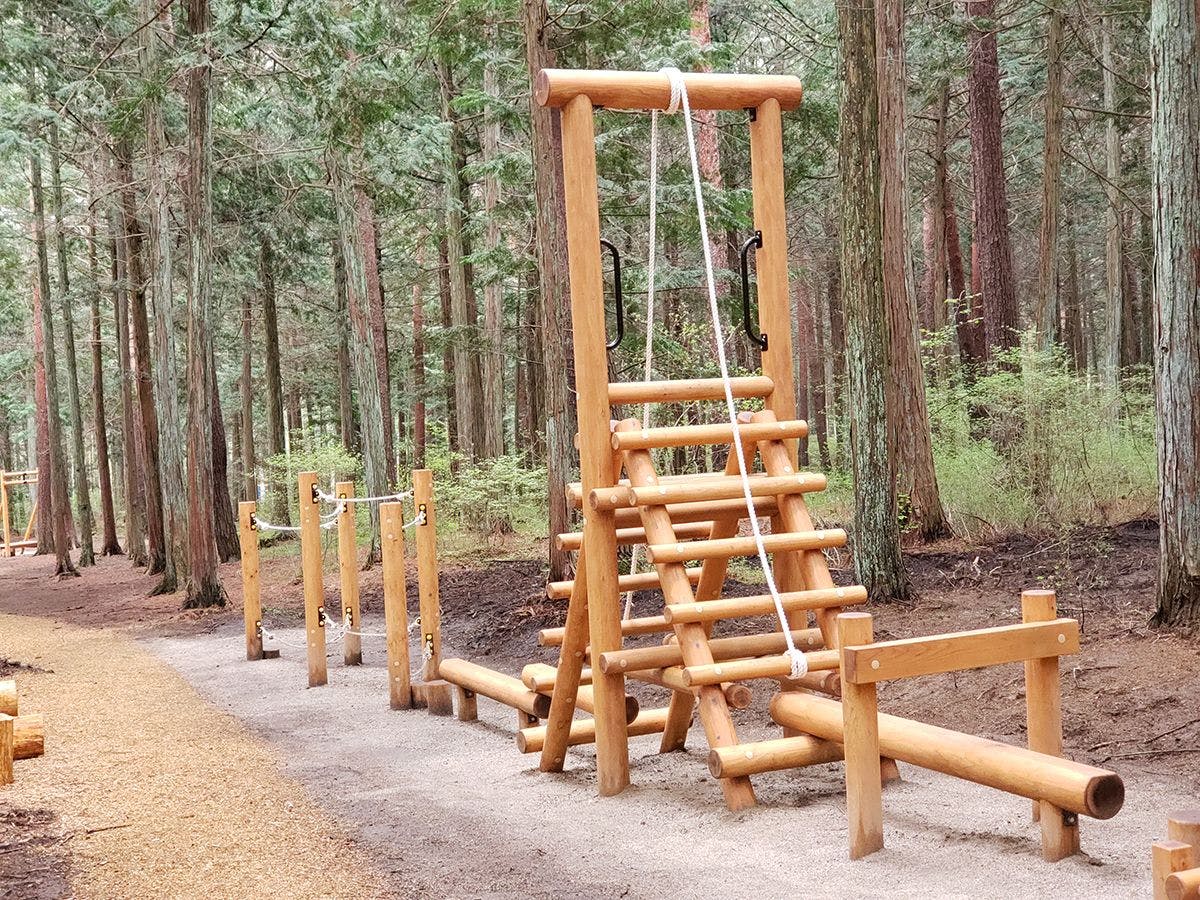 ◆【สวนโอชิบะ】แอดเวนเจอร์ในป่า