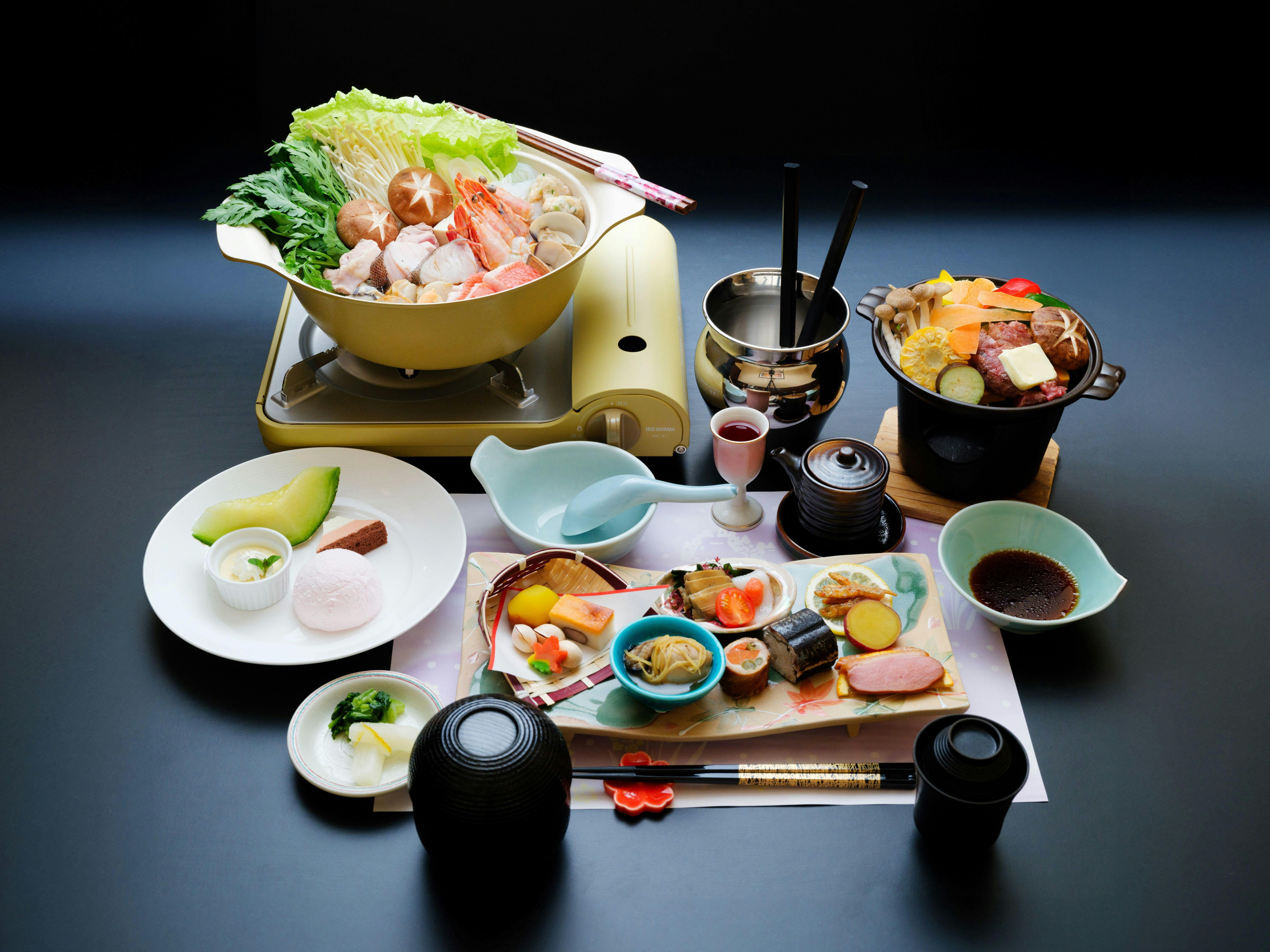 Paket hidangan hotpot seafood