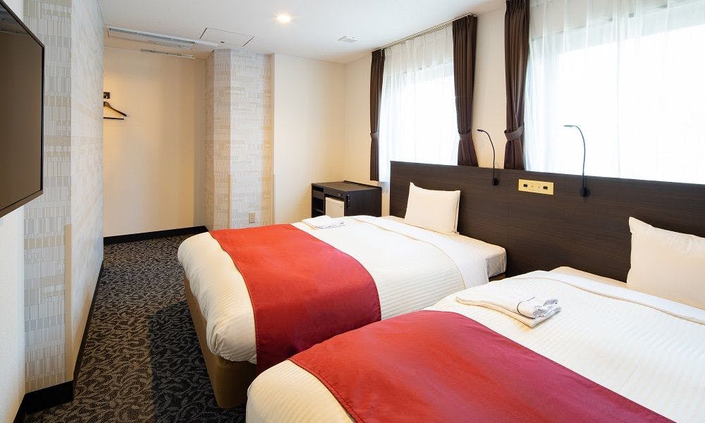 ห้องพักเตียงคู่สำหรับผู้พิการ