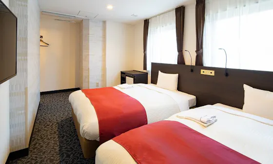 ห้องพักเตียงคู่สำหรับผู้พิการ