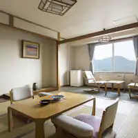 Kamar bergaya Jepang standar 8 tatami.