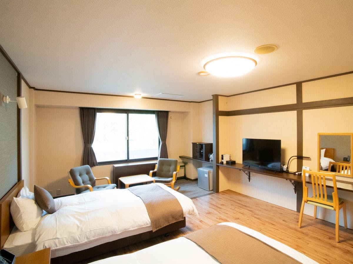 【聴水閣】Kamar Twin <Bebas Rokok>