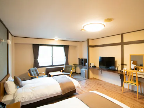 【聴水閣】Kamar Twin <Bebas Rokok>