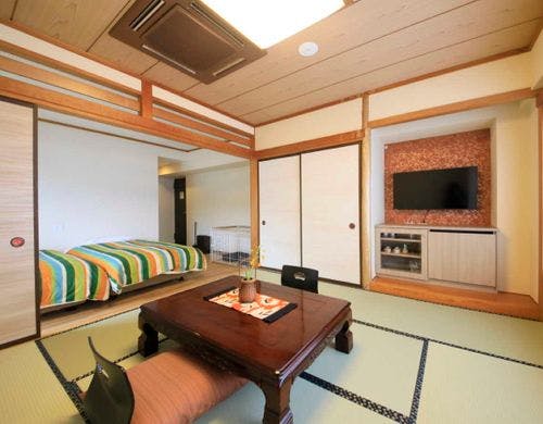 人気の和洋室ツインベッド客室　※一例