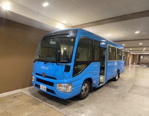 無料の送迎バス※写真はイメージです。