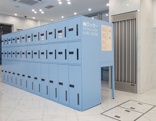 セルフロッカー（74台_宿泊者専用無料）