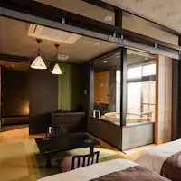 【Tingkat 3・Hanakoji】Gaya Jepun Moden dengan Mata Air Panas Separuh Terbuka