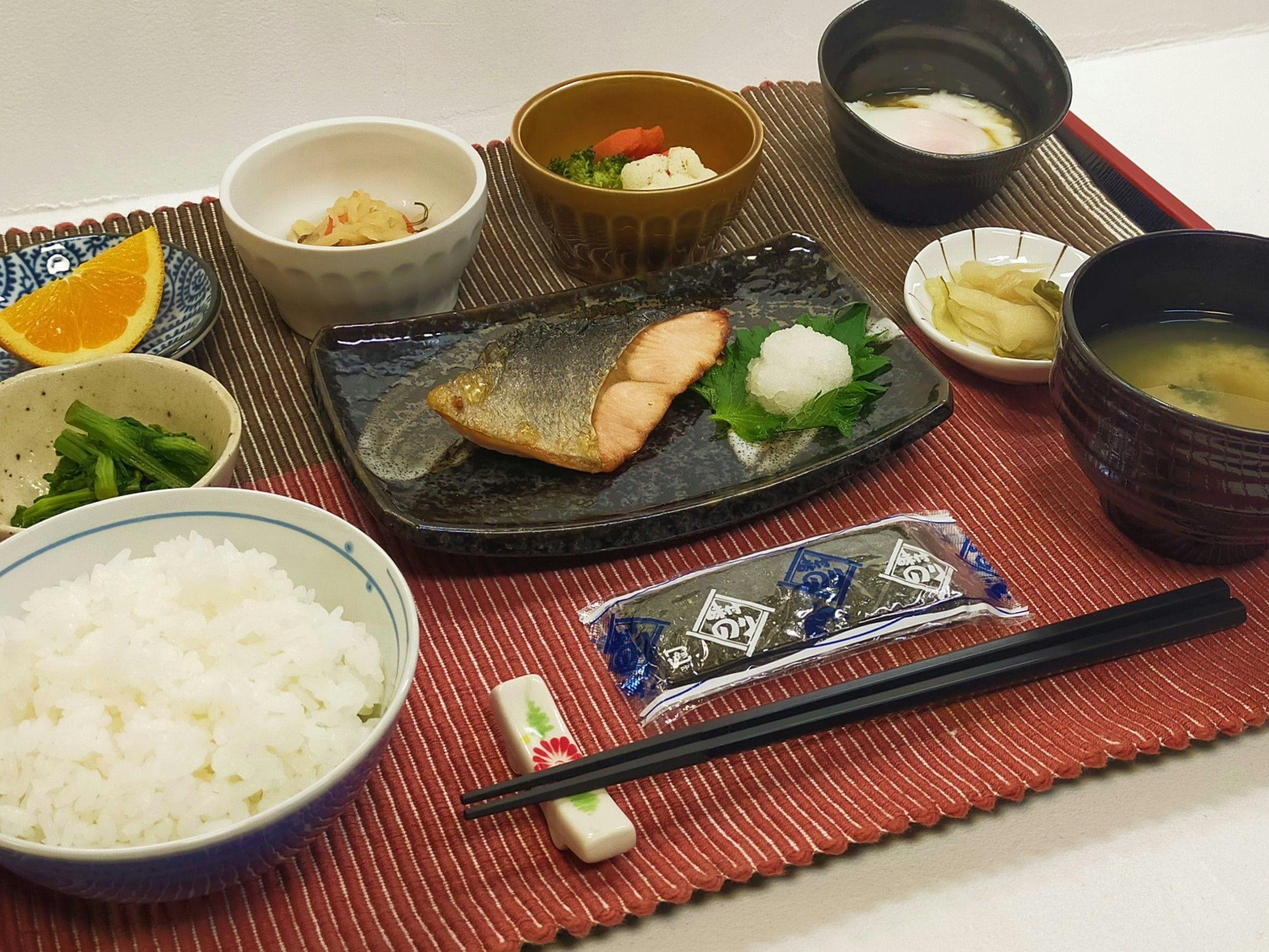 ตัวอย่างชุดอาหารญี่ปุ่น