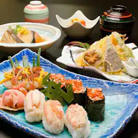 แผนลิ้มรสอาหารไคเซกิทังโกะพร้อมซูชิพิเศษ.