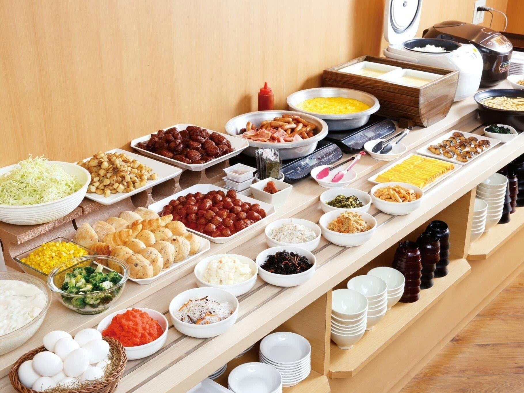 조식 뷔페 예시