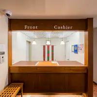 แผนกต้อนรับที่มีบรรยากาศอบอุ่น