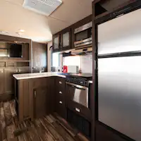 บ้านรถพ่วงพร้อมห้องครัว