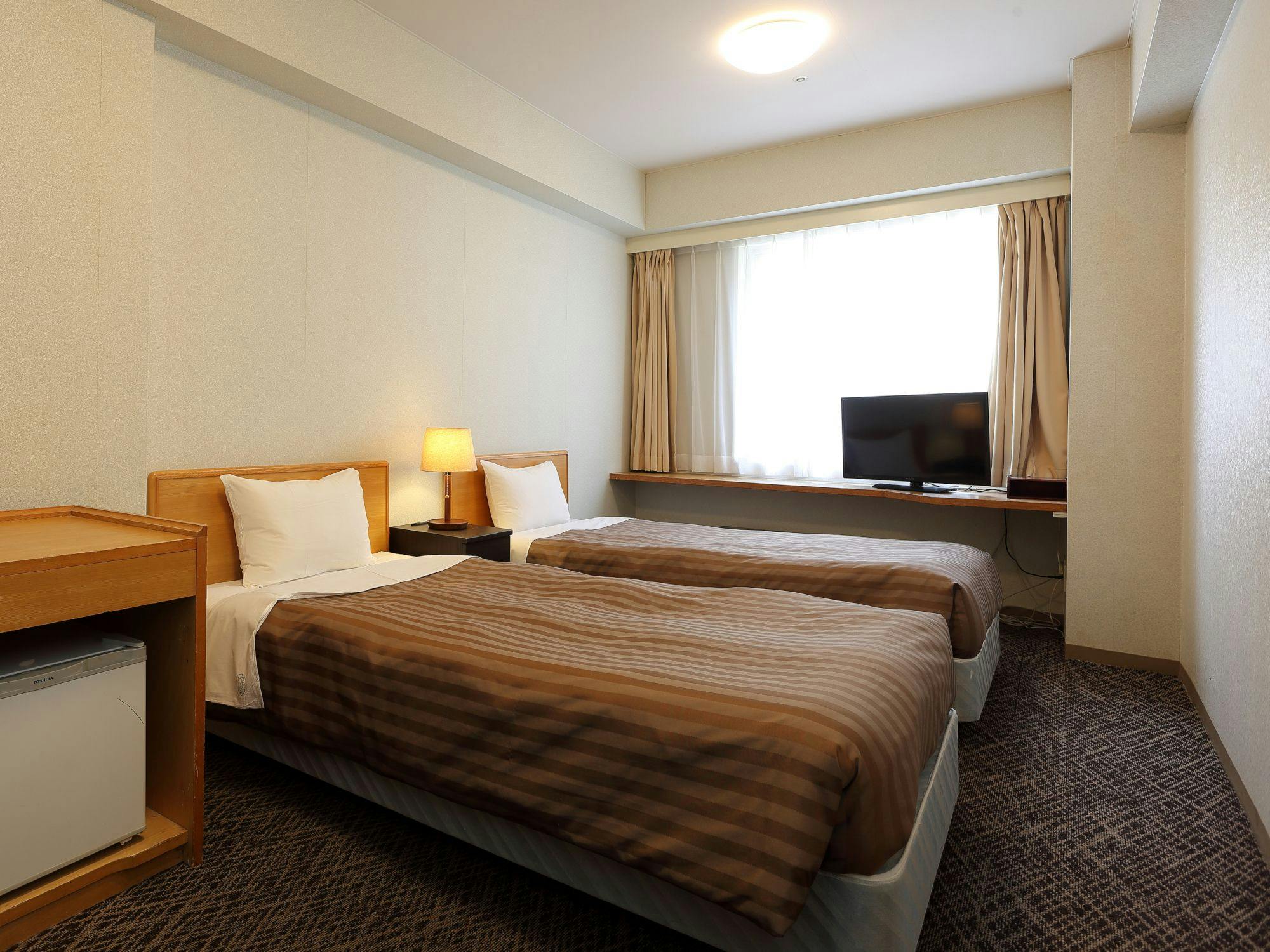 【ข้อเสนอพิเศษ】ตัวอย่างห้องพักเตียงคู่