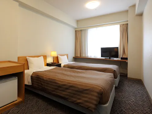 【ข้อเสนอพิเศษ】ตัวอย่างห้องพักเตียงคู่