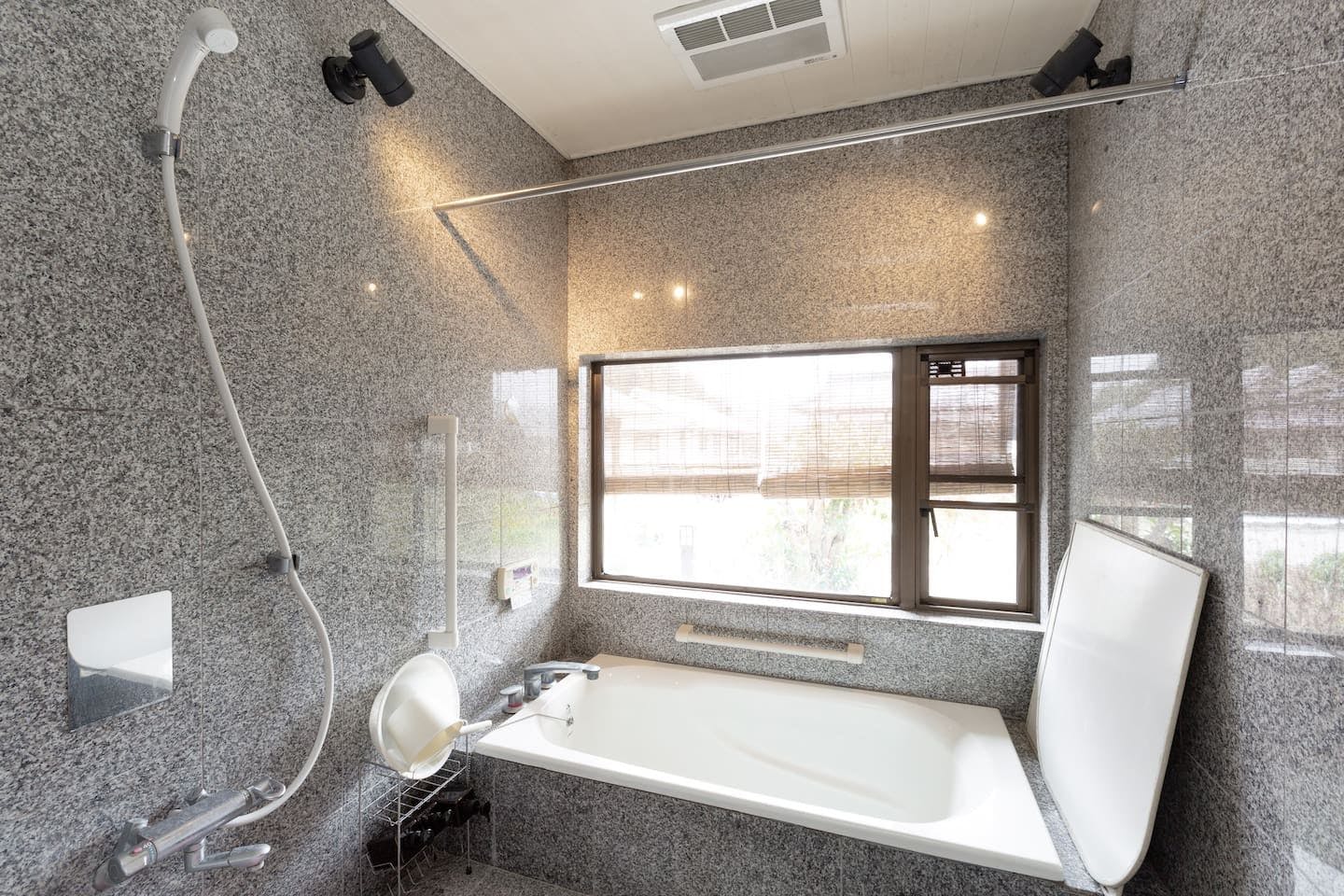 Spacious bathroom