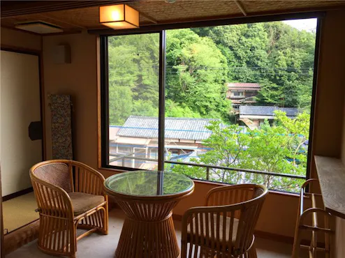 307房間,附檜木浴缸