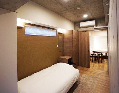 静かに過ごせる寝室でリモートワークも可