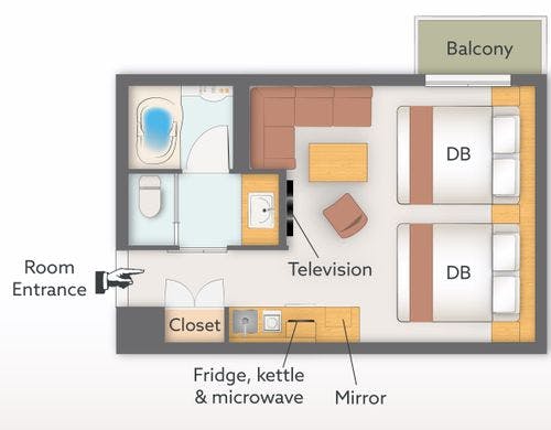 ＜29平米＞デラックスダブル（禁煙）