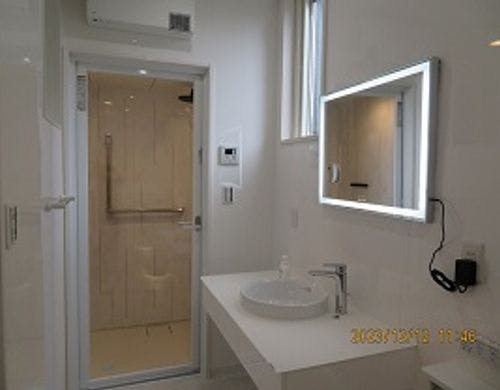 洗面所になります。