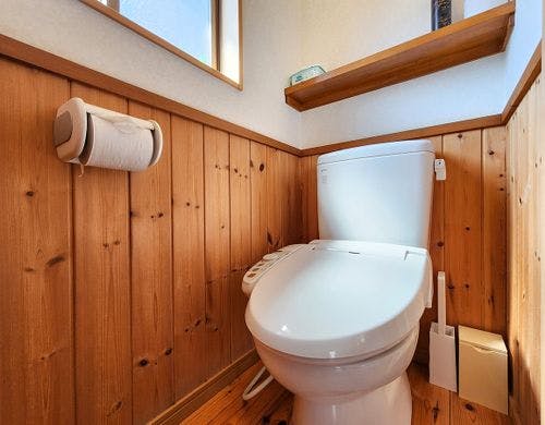 #コテージ　温水洗浄機付き