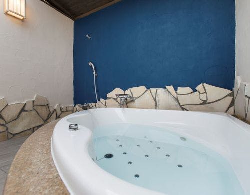 ツインベッドルーム露天風呂