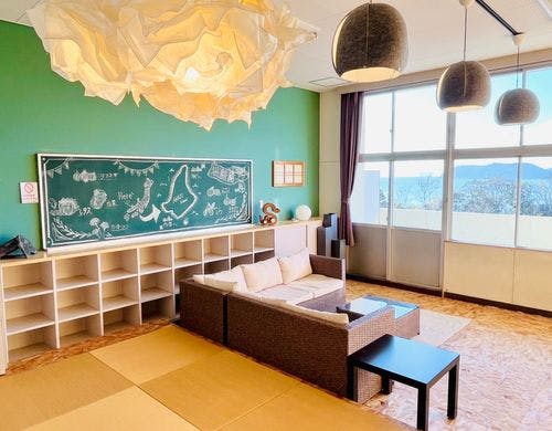 沼島一望　デスク周り