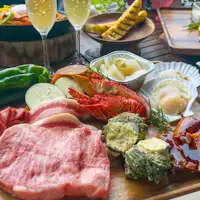 환상의 지쿠호 소고기와 해산물을 만끽하는 럭셔리 BBQ