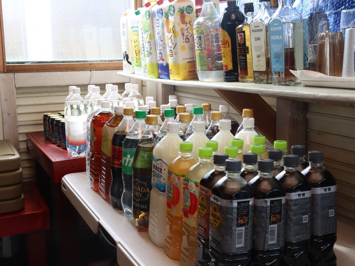 음료도 많이 준비되어 있습니다.