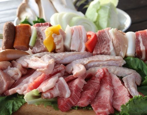 がっつりお肉で豪快に