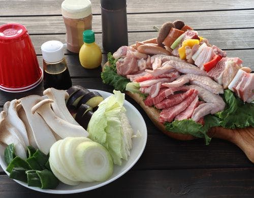 食材豊富なBBQ