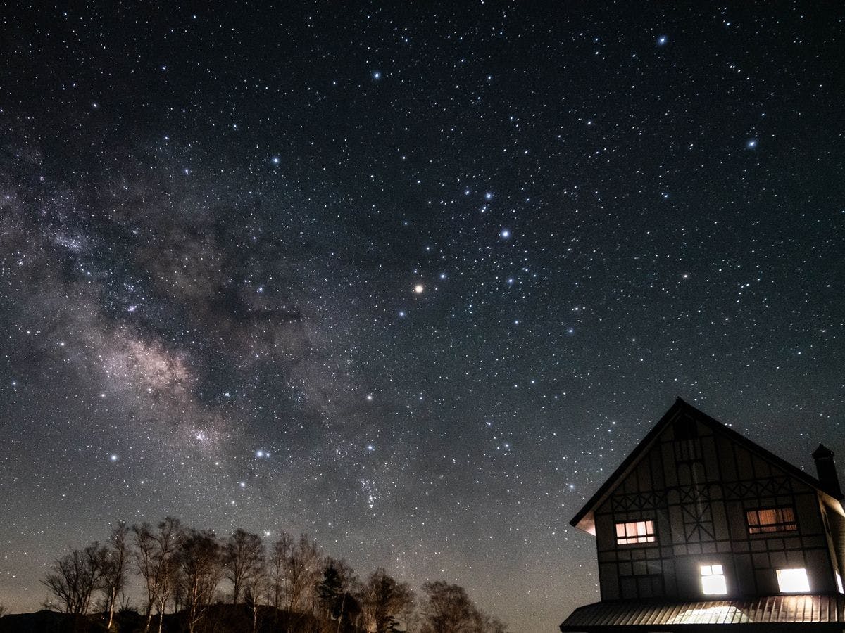 Shirabiso Plateau Milky Way