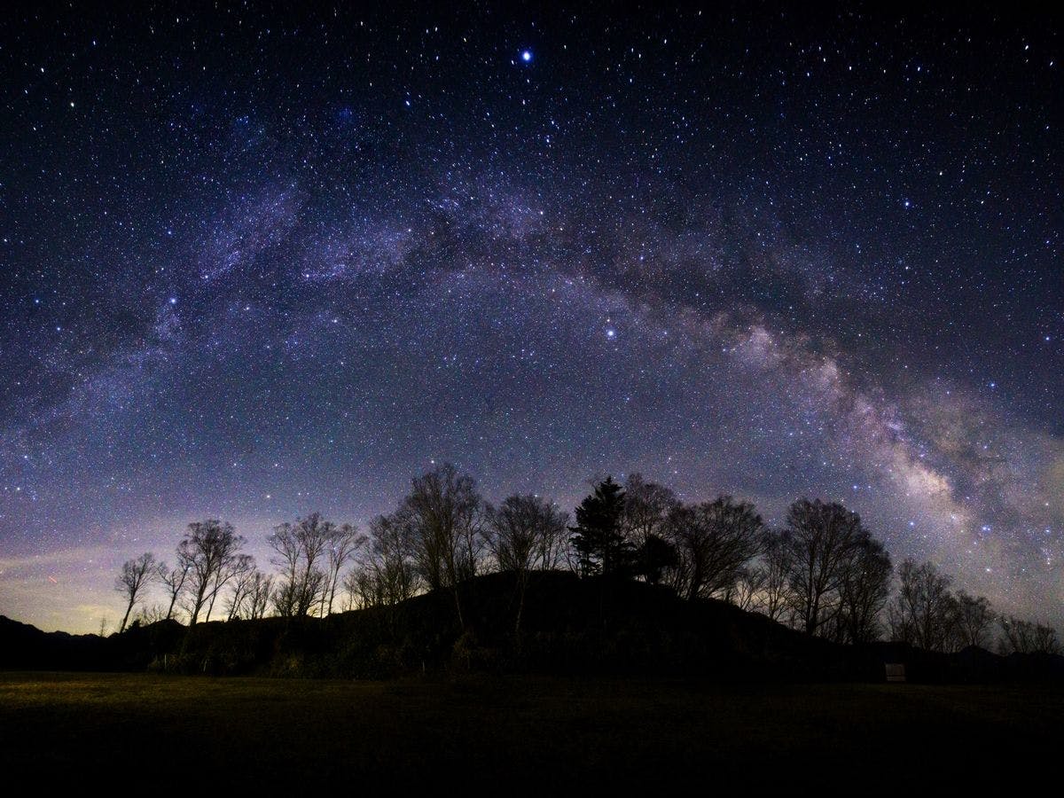 Shirabiso Plateau Milky Way