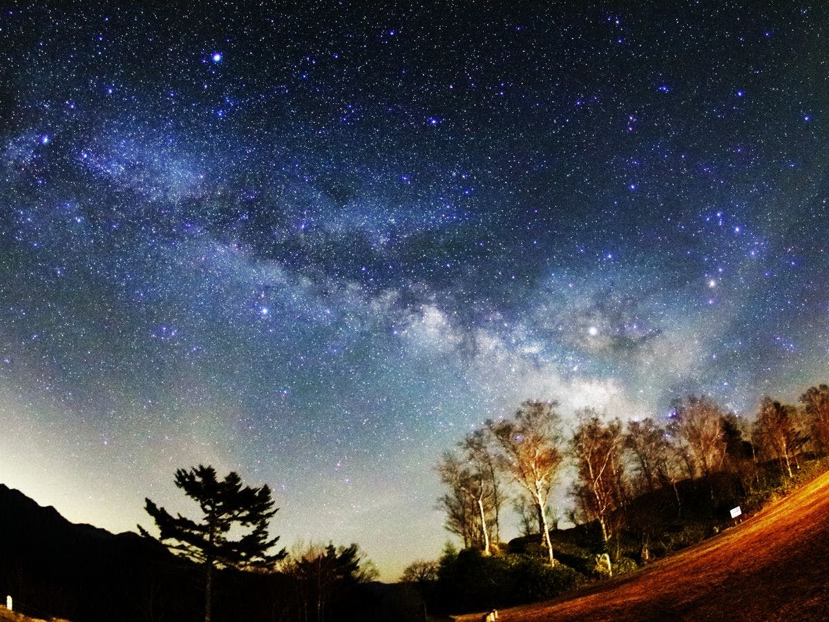 Shirabiso Plateau Milky Way