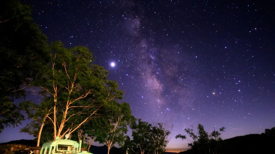 Shirabiso Plateau Milky Way