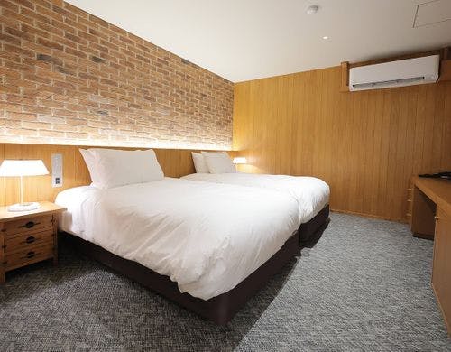 居心地を重視したデラックスツインルーム