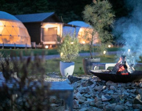 焚火スペース（共有スペース）