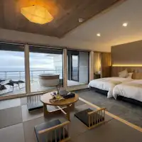 1층 일본식+서양식 객실【반노천탕 포함】