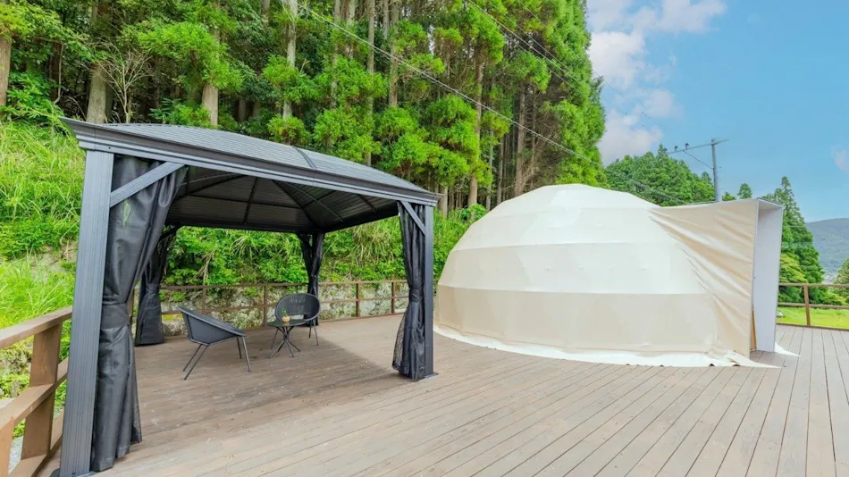 Yufuin Onsen Glamping Kaze no Hibiki