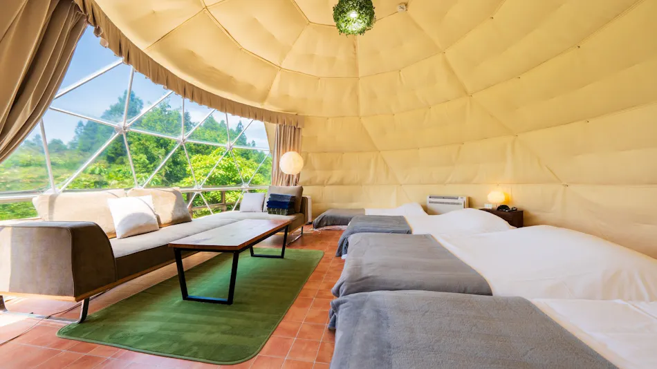 Yufuin Onsen Glamping Kaze no Hibiki